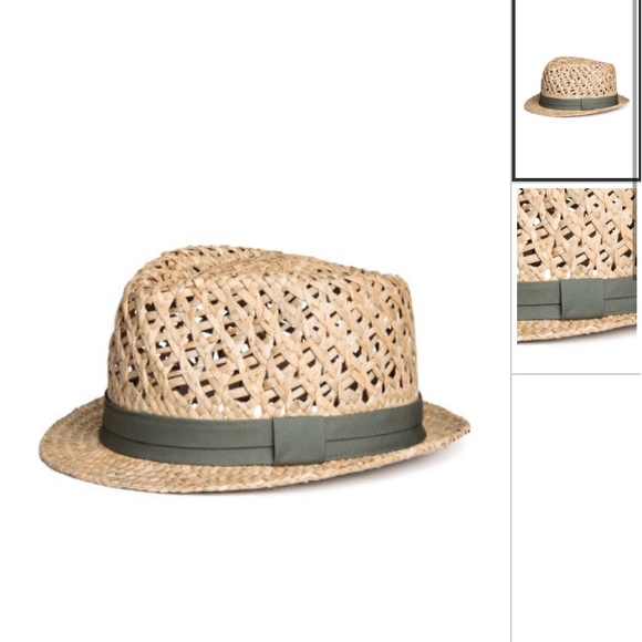 H&M Men's Natural Straw Hat. NWT. - Picture 3 of 3